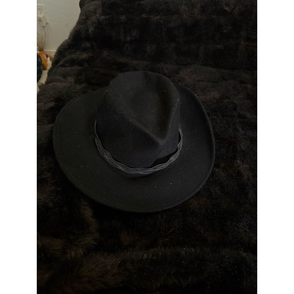 Rodeo King Tracker  Black Felt Western Cowboy Hat Mens XL